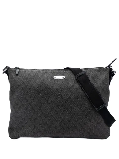 Gucci Pre-Owned sac à bandoulière en jean GG (2016-2026)
