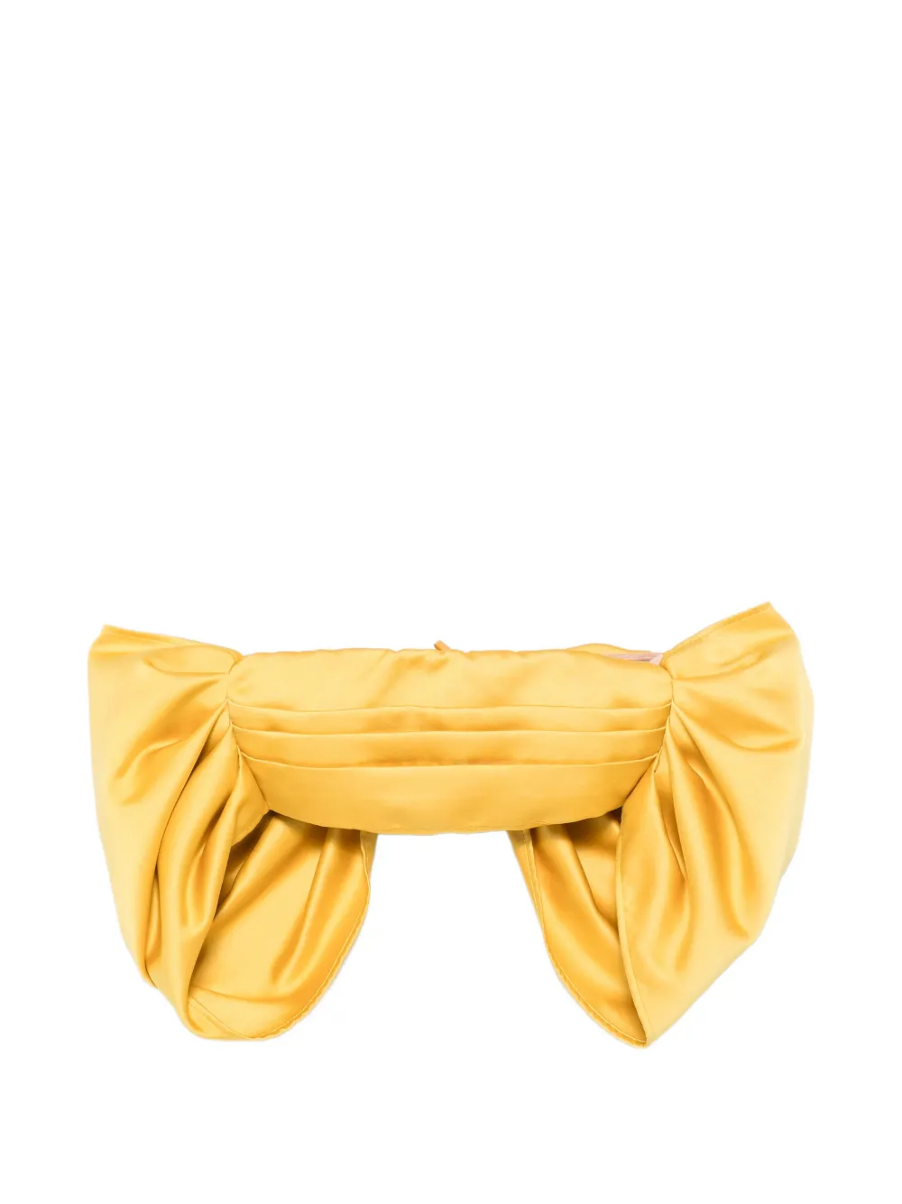 Elisabetta Franchi off-the-shoulder crop top - Giallo