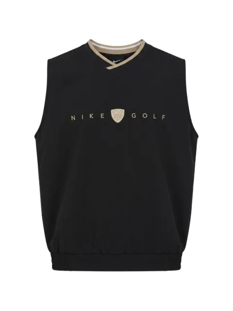 Nike logo-embroidered V-neck vest