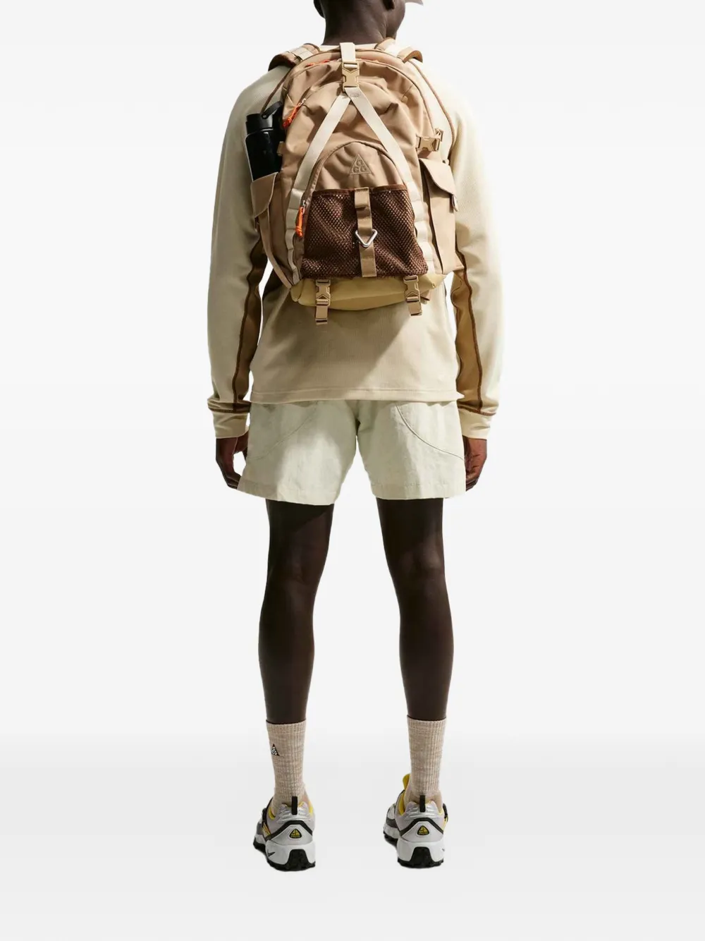 Nike Dolomiti shorts met ceintuur Wit