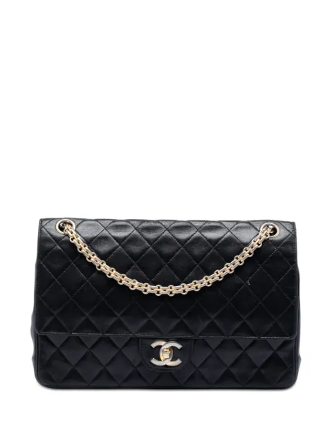 CHANEL Pre-Owned 1994-1996 mittelgroße Bijoux Schultertasche mit CC-Steppung aus Lammleder