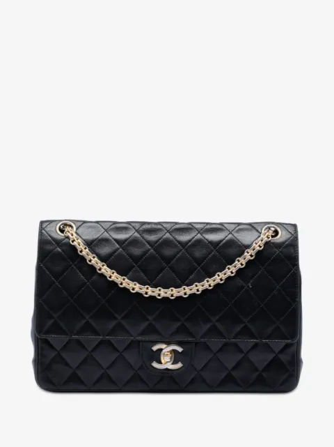 CHANEL Pre-Owned 1994-1996 Medium CC Quilted Lambskin Bijoux Chain Double Flap shoulder bag