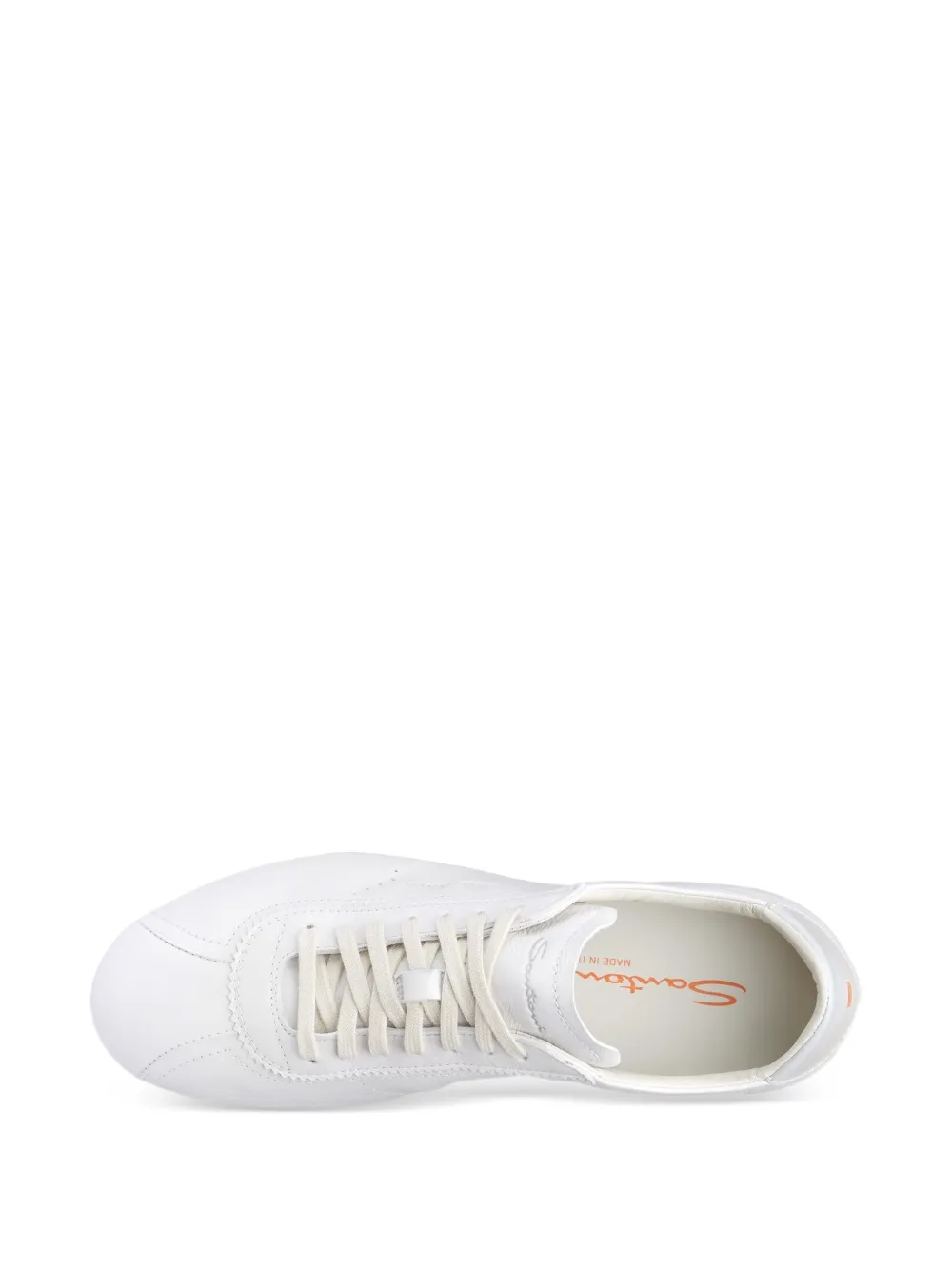 Santoni lace-up sneakers Wit