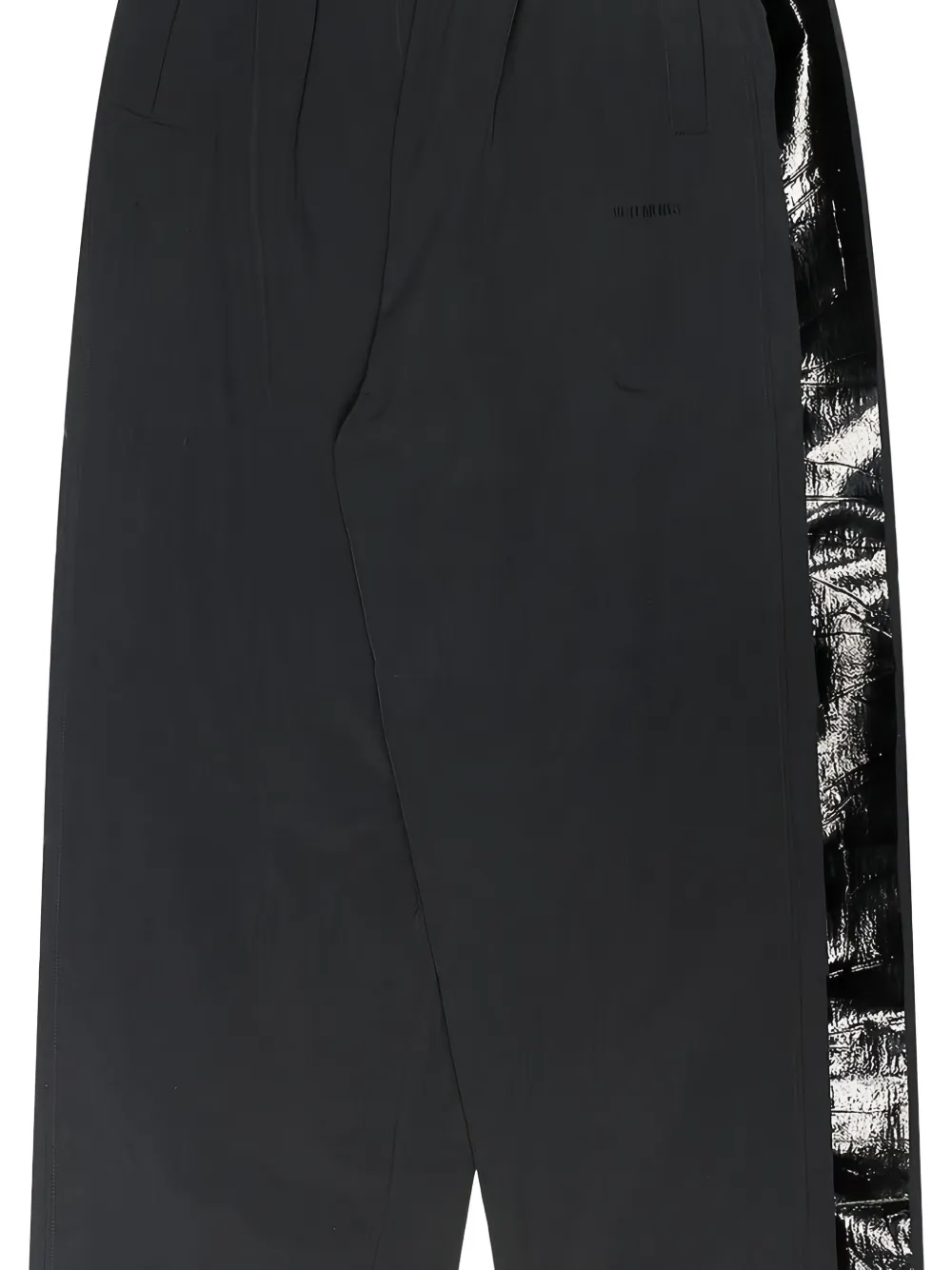 VETEMENTS Trainingsbroek met afwerking Zwart