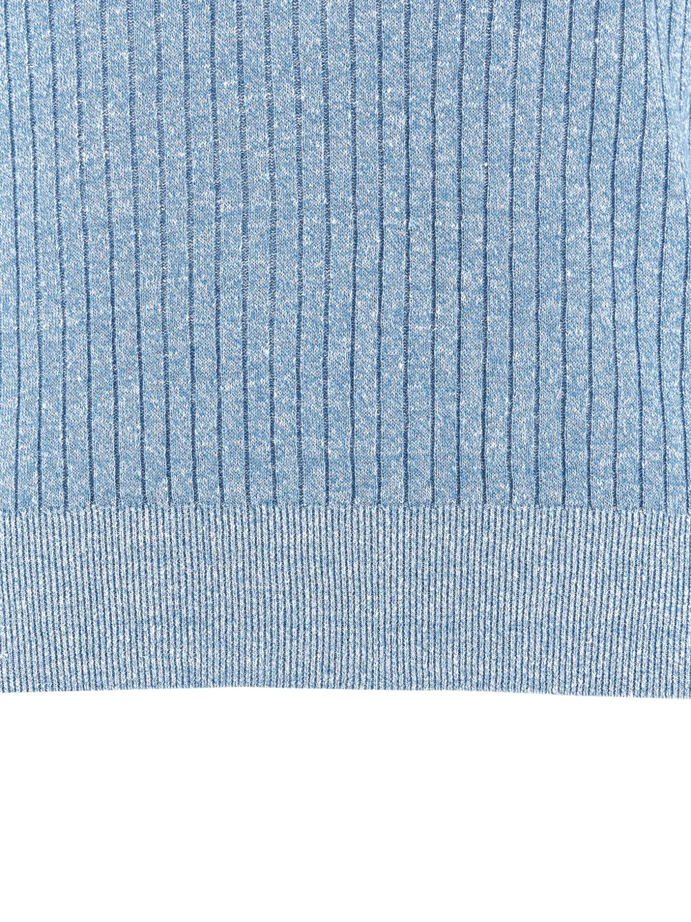 Paul & Shark Urukai ribgebreid T-shirt Blauw