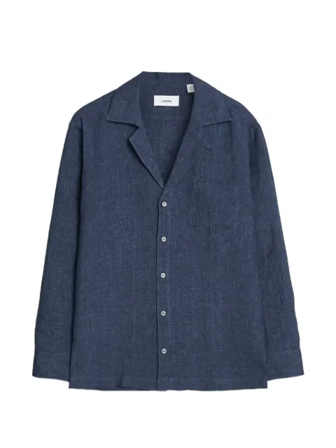 Lardini patch-pocket button-up jacket