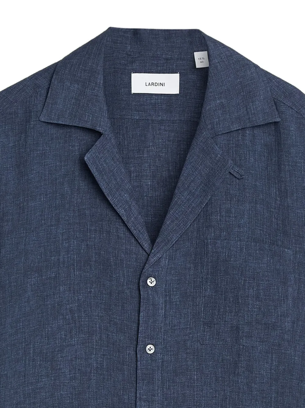 Lardini Overhemd met opgestikte zak Blauw