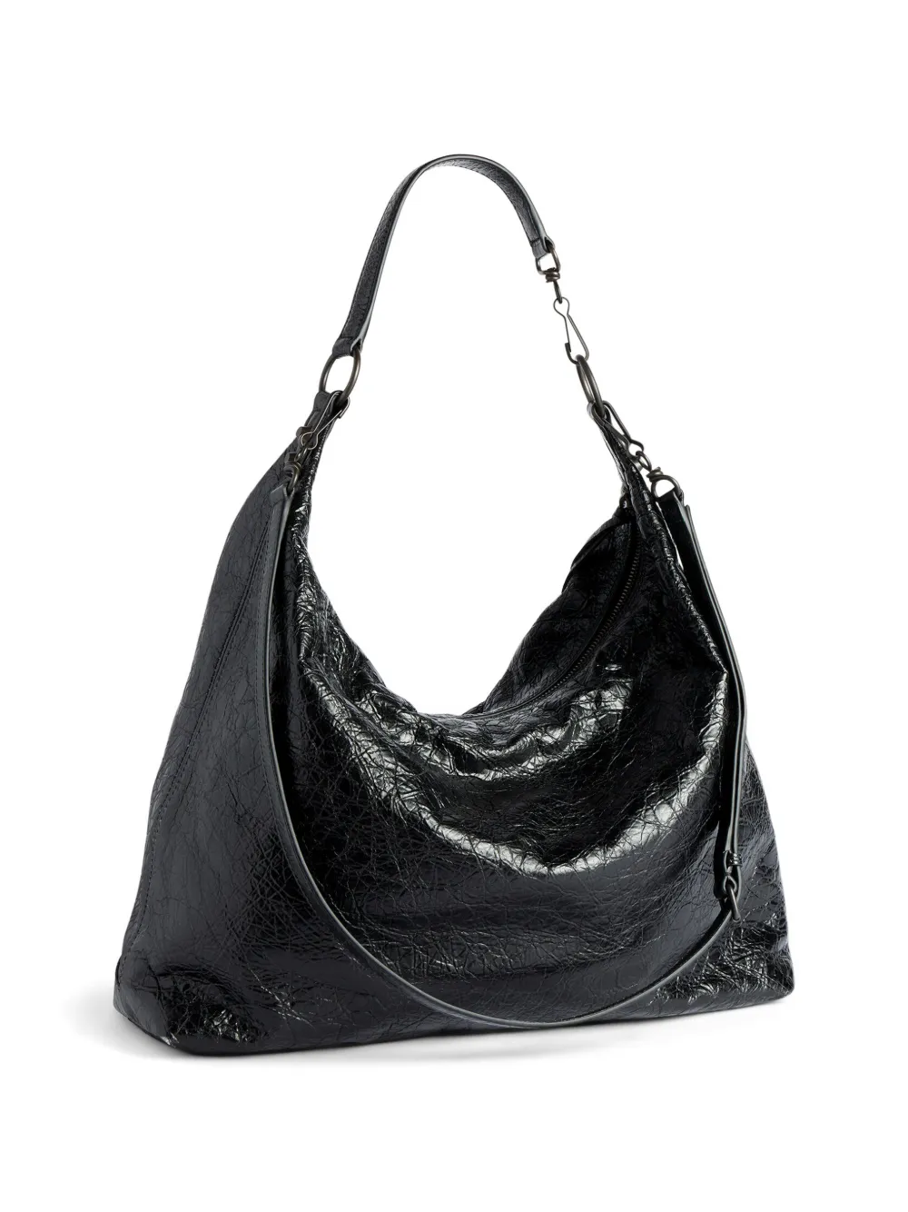 Balenciaga Medium Le City schoudertas met studs Zwart