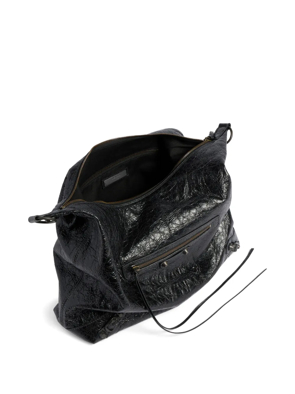 Balenciaga Medium Le City schoudertas met studs Zwart