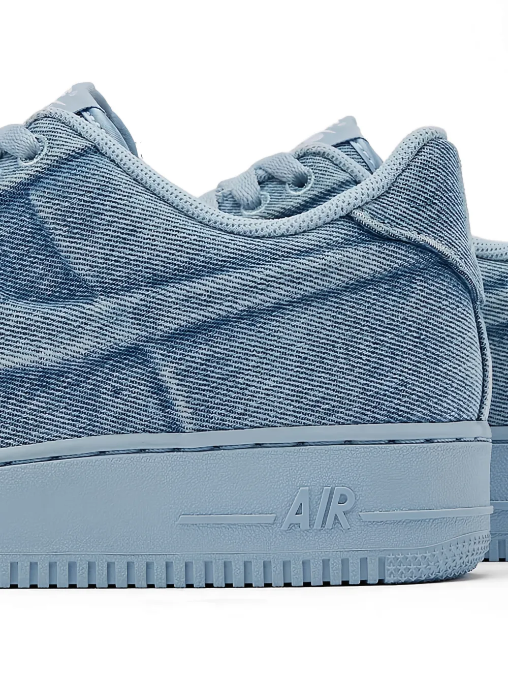 Nike Air Force 1 Ja Morant denim sneakers Blauw