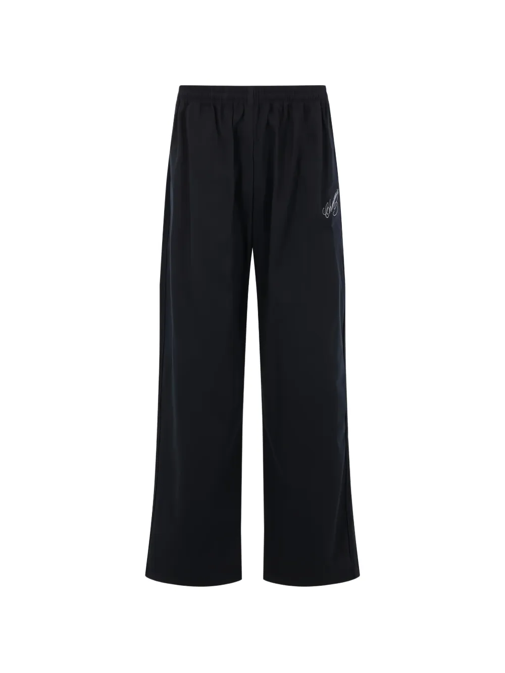 Willy Chavarria logo-embroidered elasticated-waist track pants - Nero