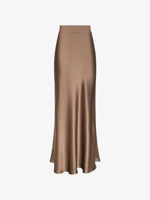 L'Agence Ryker elasticated-waistband maxi skirt