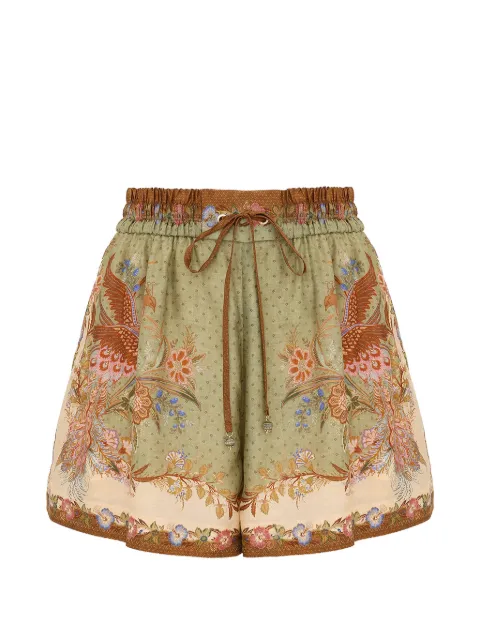 ZIMMERMANN Indra floral-print shorts