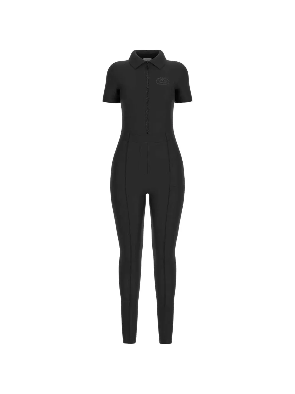 Guess Usa Annie Short-sleeve Jumpsuit In Black