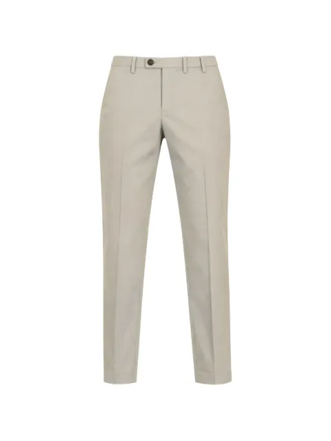 michael coal pressed-crease trousers