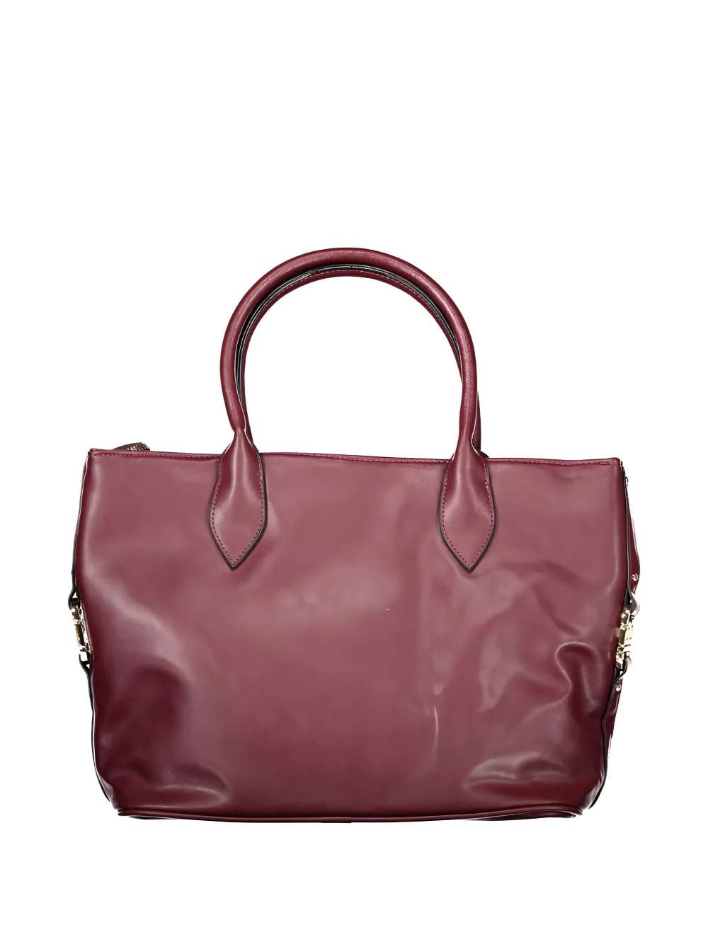 Laura Biagiotti Shopper met logoplakkaat Rood