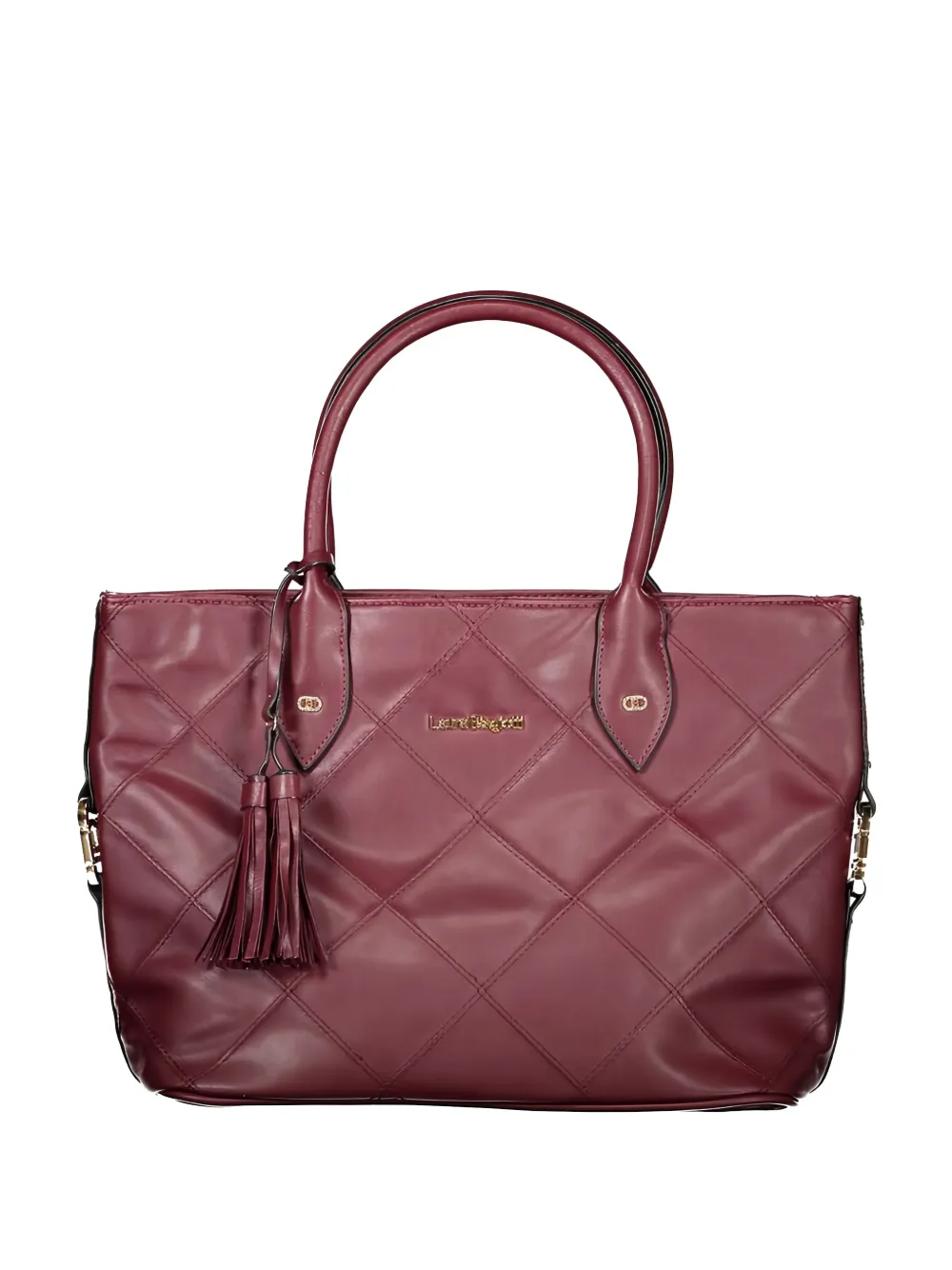 Laura Biagiotti logo-plaquel tote bag - Rosso