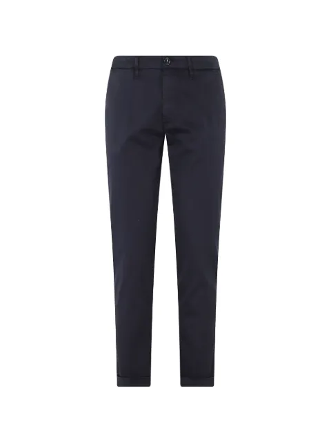 Re-Hash belt-loop turn-up trousers