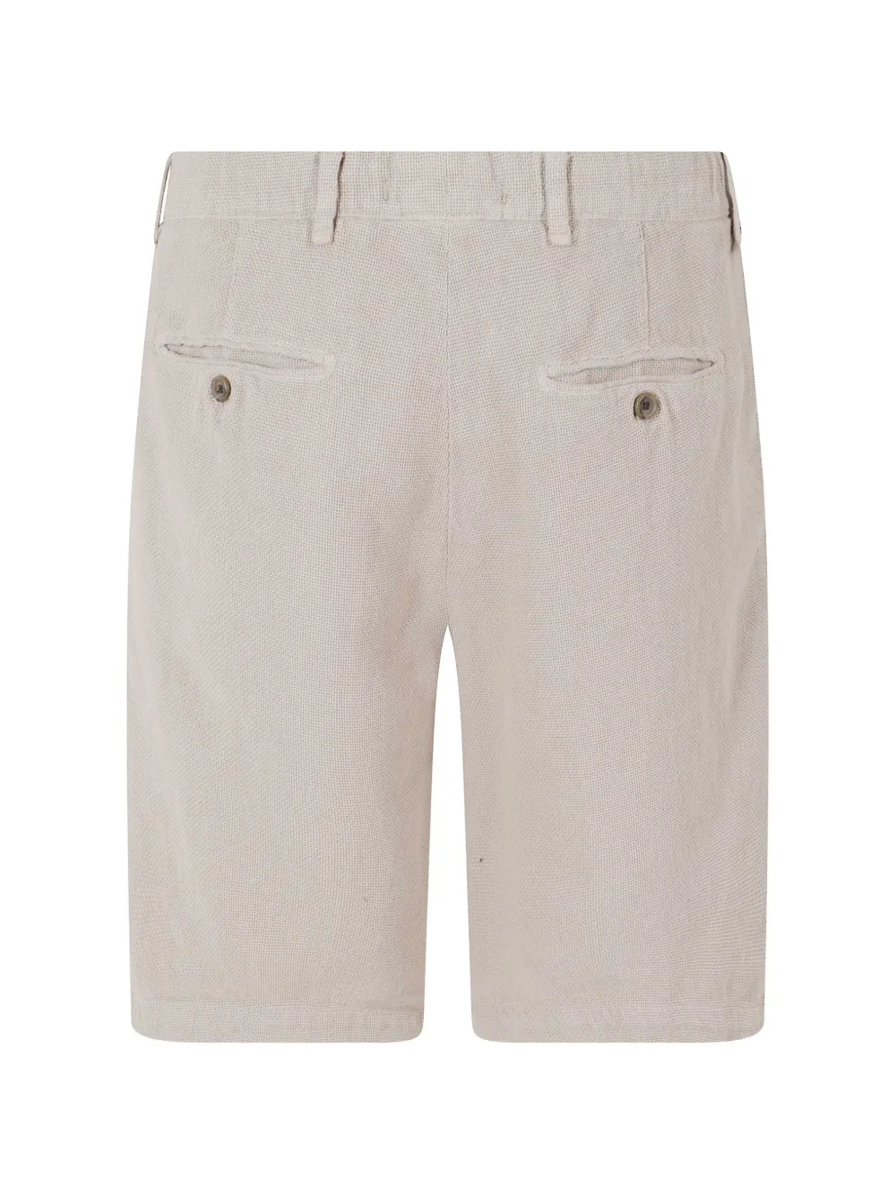 Myths Bermuda shorts met textuur Beige