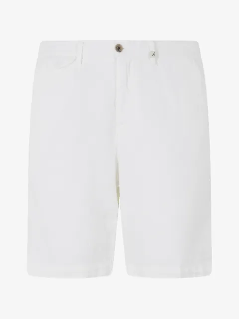 Myths textured cotton shorts