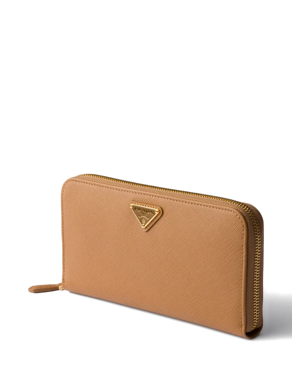 Prada Portemonnee van saffiano leer Bruin