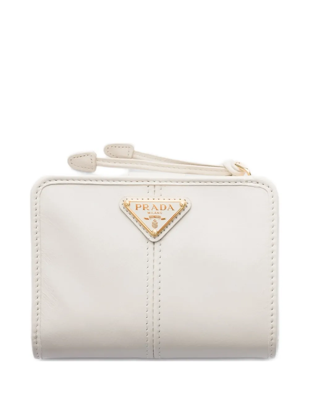 Prada small leather wallet - Bianco
