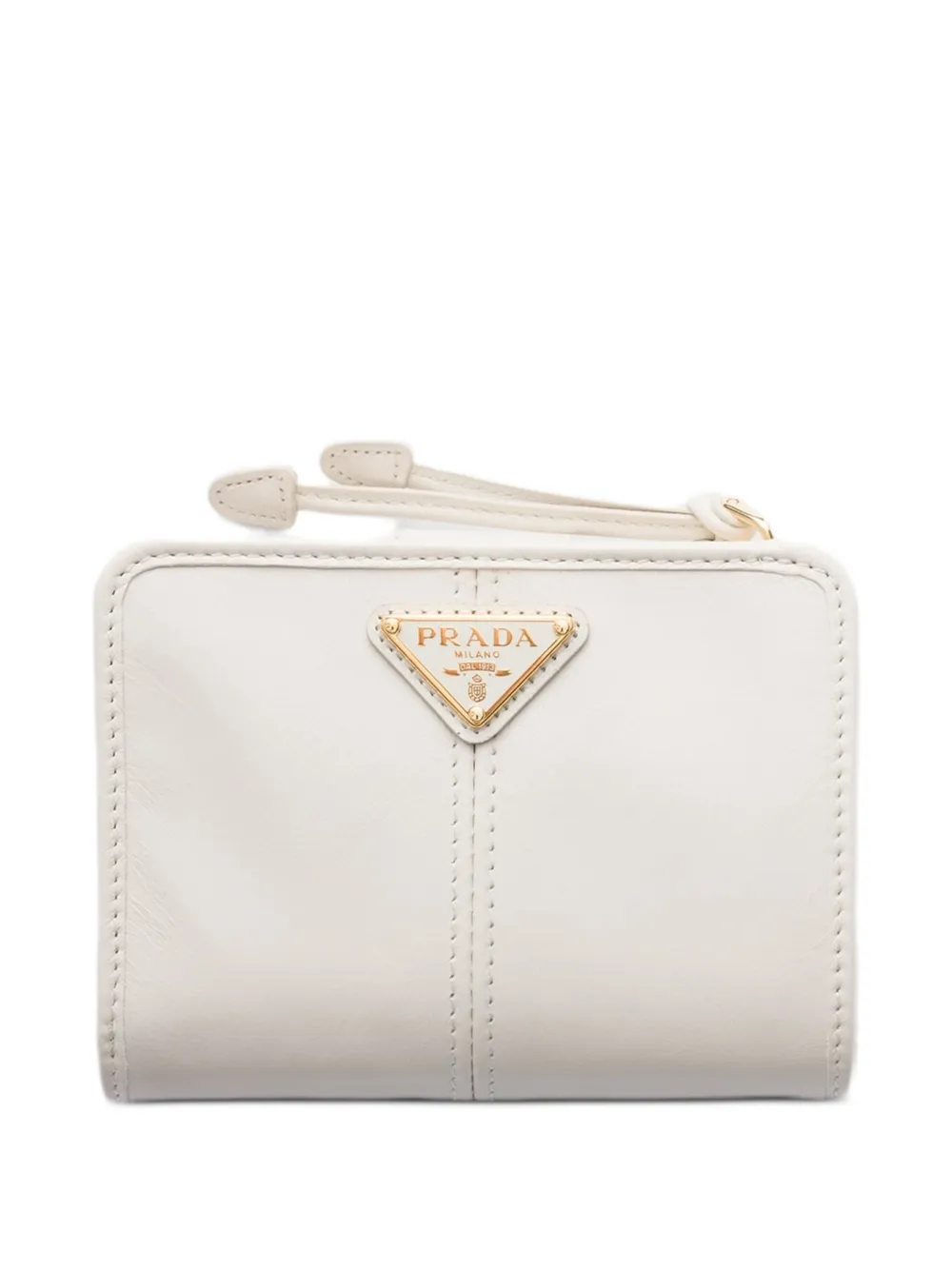 Prada small leather wallet - Bianco