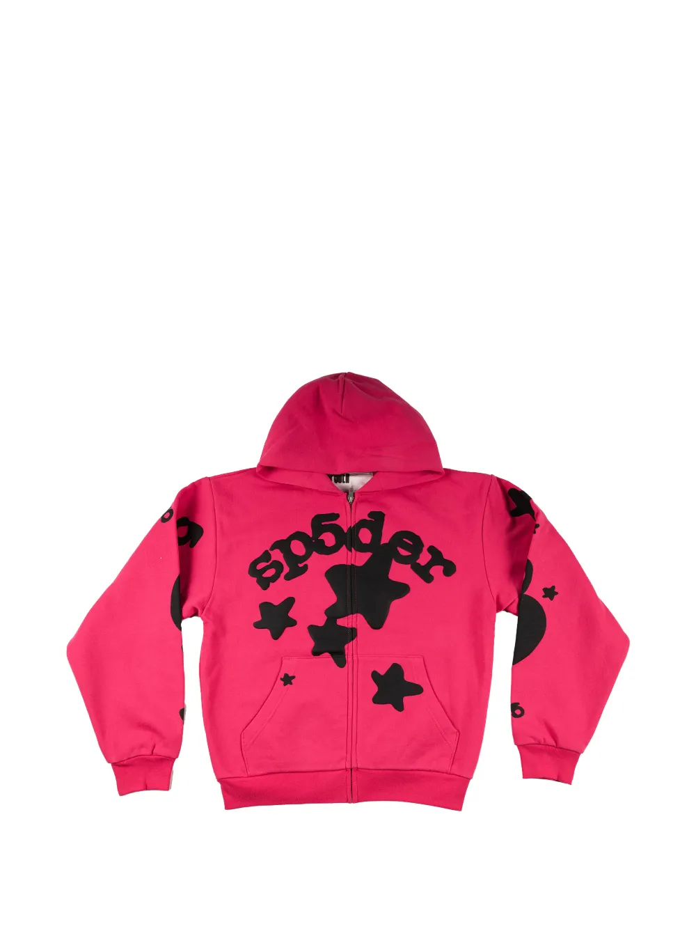 SP5DER Beluga zip-up hoodie - Rosa