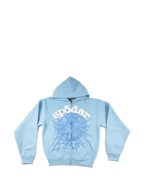 SP5DER OG Web zip-up hoodie