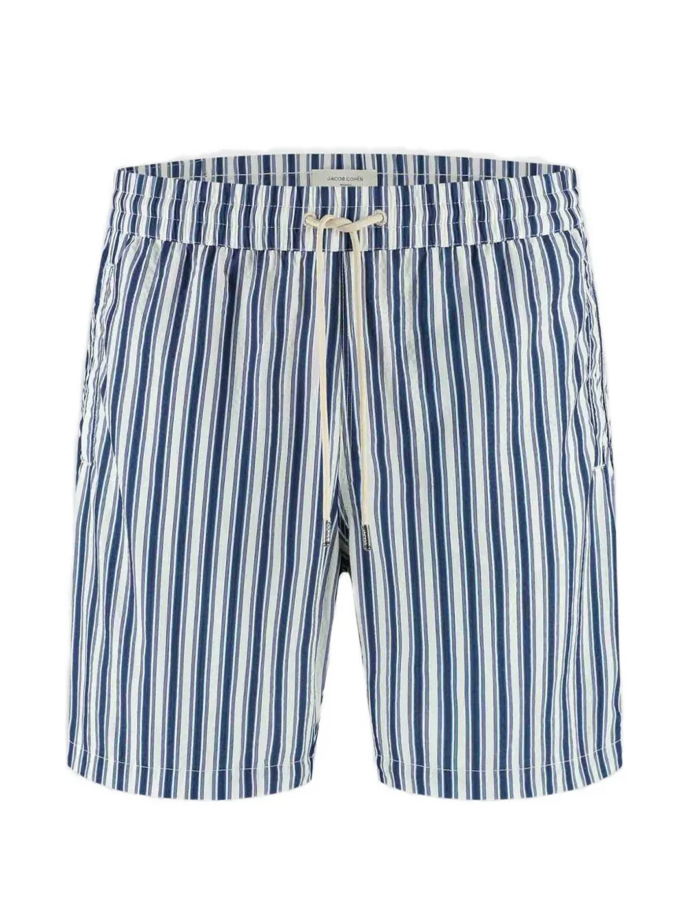 Jacob Cohën striped elasticated-waistband swim shorts - Blu