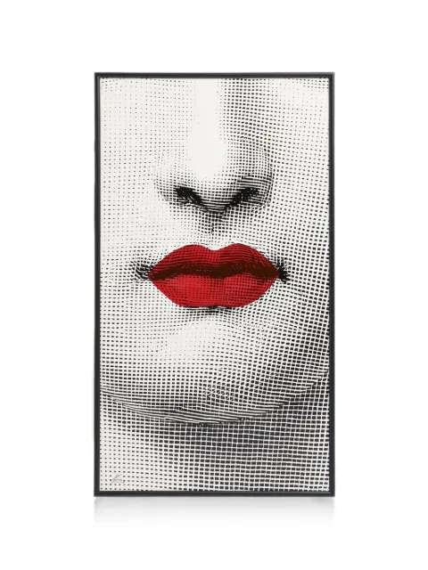 Fornasetti Bocca silkscreened decorative panel