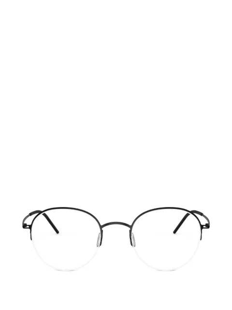 Giorgio Armani round-frame glasses