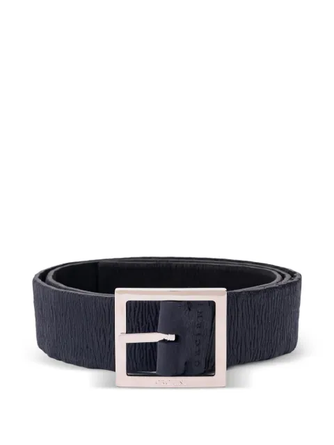 Orciani textured buckle-fastening belts