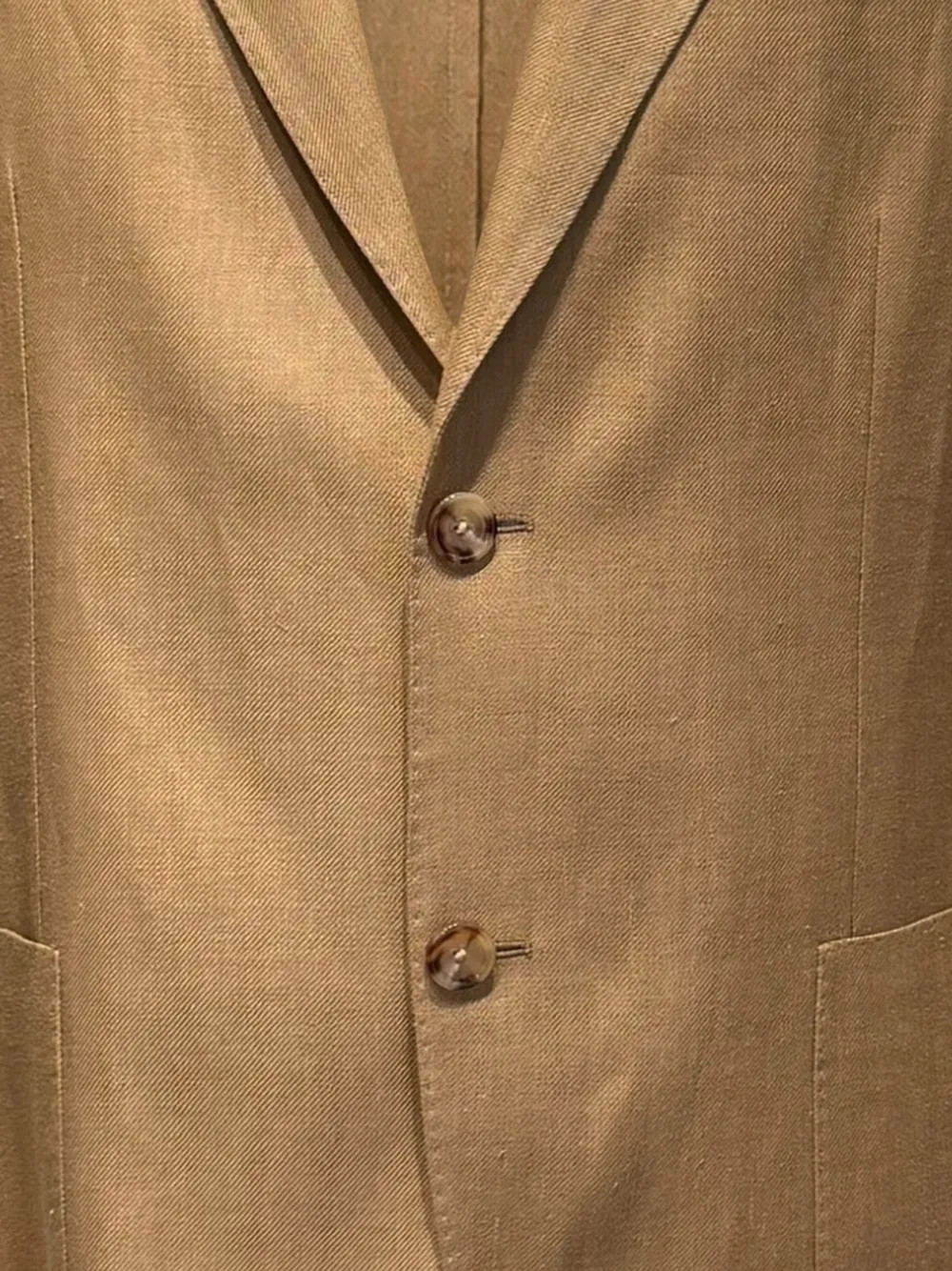 Lardini Blazer met enkele rij knopen Bruin