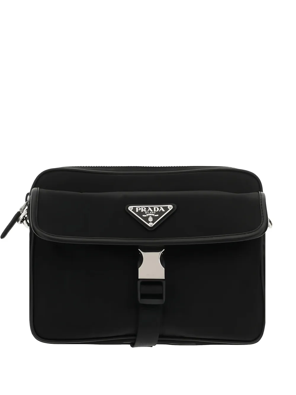 Prada detachable-pouch shoulder bag - Nero