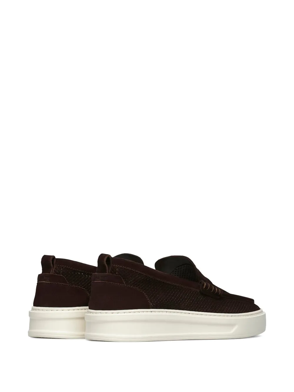 Fabi Portofino perforated-detail loafers Bruin