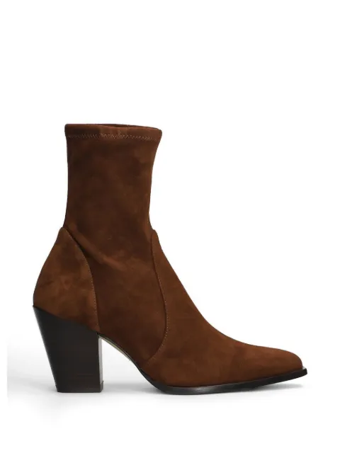 Stuart Weitzman pointed-toe suede boots