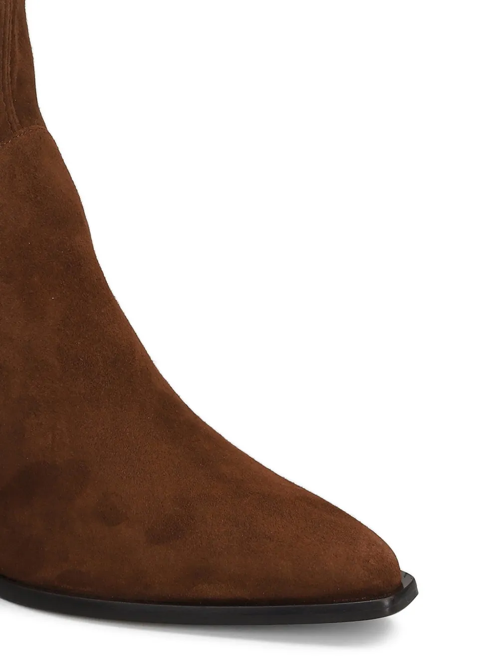 Stuart Weitzman pointed-toe suede boots Bruin