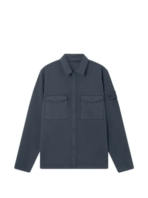 Stone Island compass-patch pocket-detail shirt