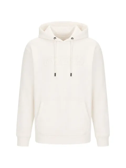 GUESS USA logo-embossed pouch-pocket hoodie