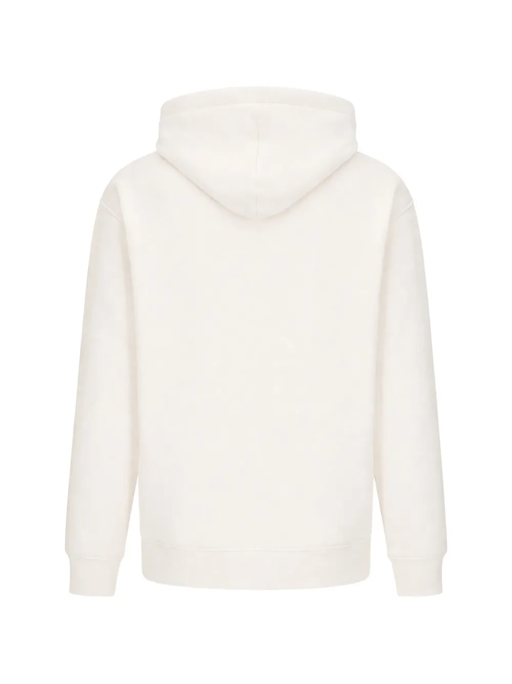 GUESS USA Hoodie met buidelzak en logo-reliëf Wit