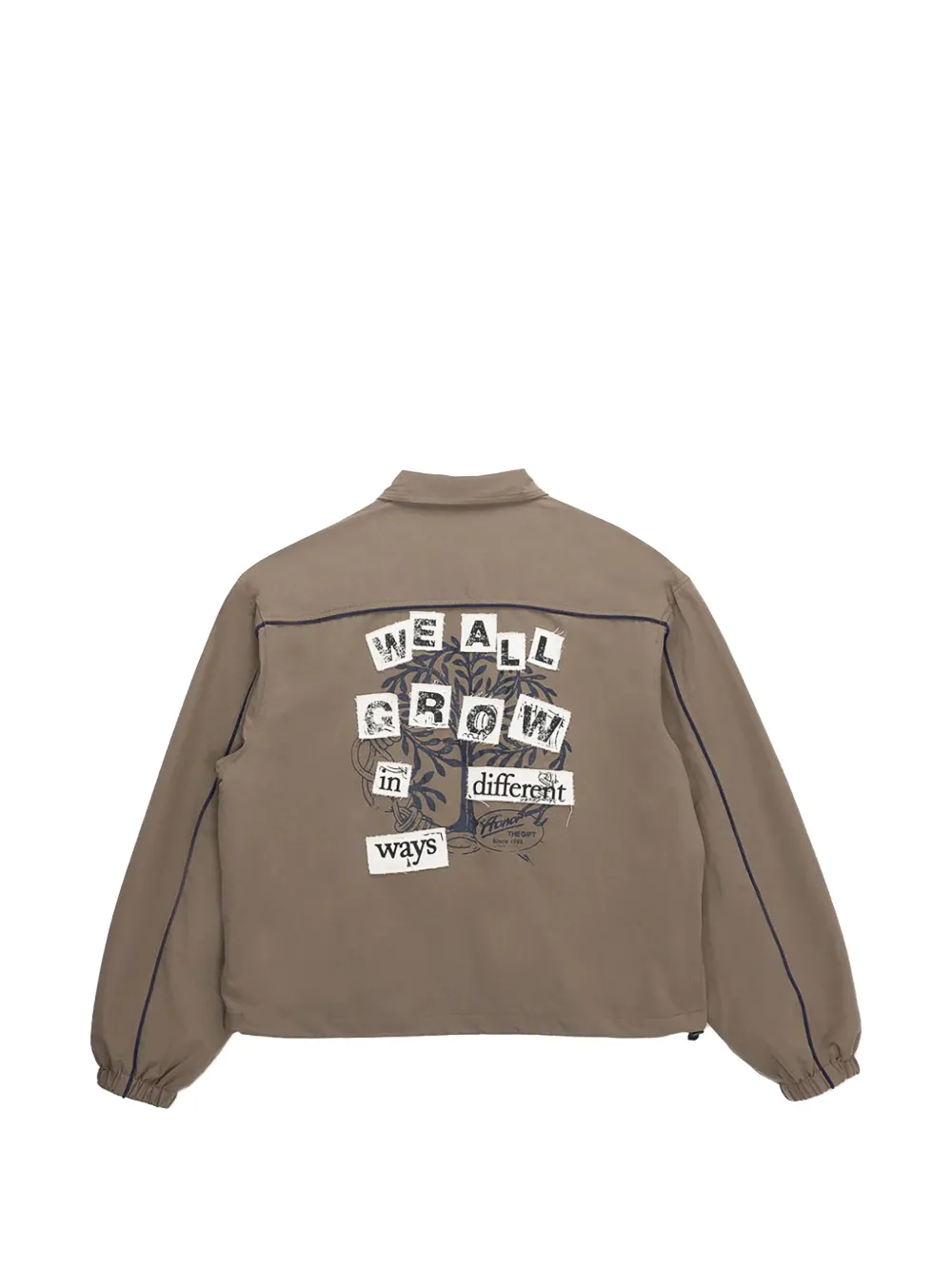 Honor The Gift Growth trainingsjack met afwerking Beige
