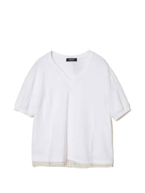 Undercover layered-hem V-neck T-shirt