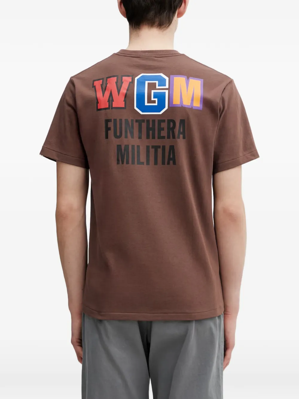 A BATHING APE Shark graphic-print T-shirt Bruin