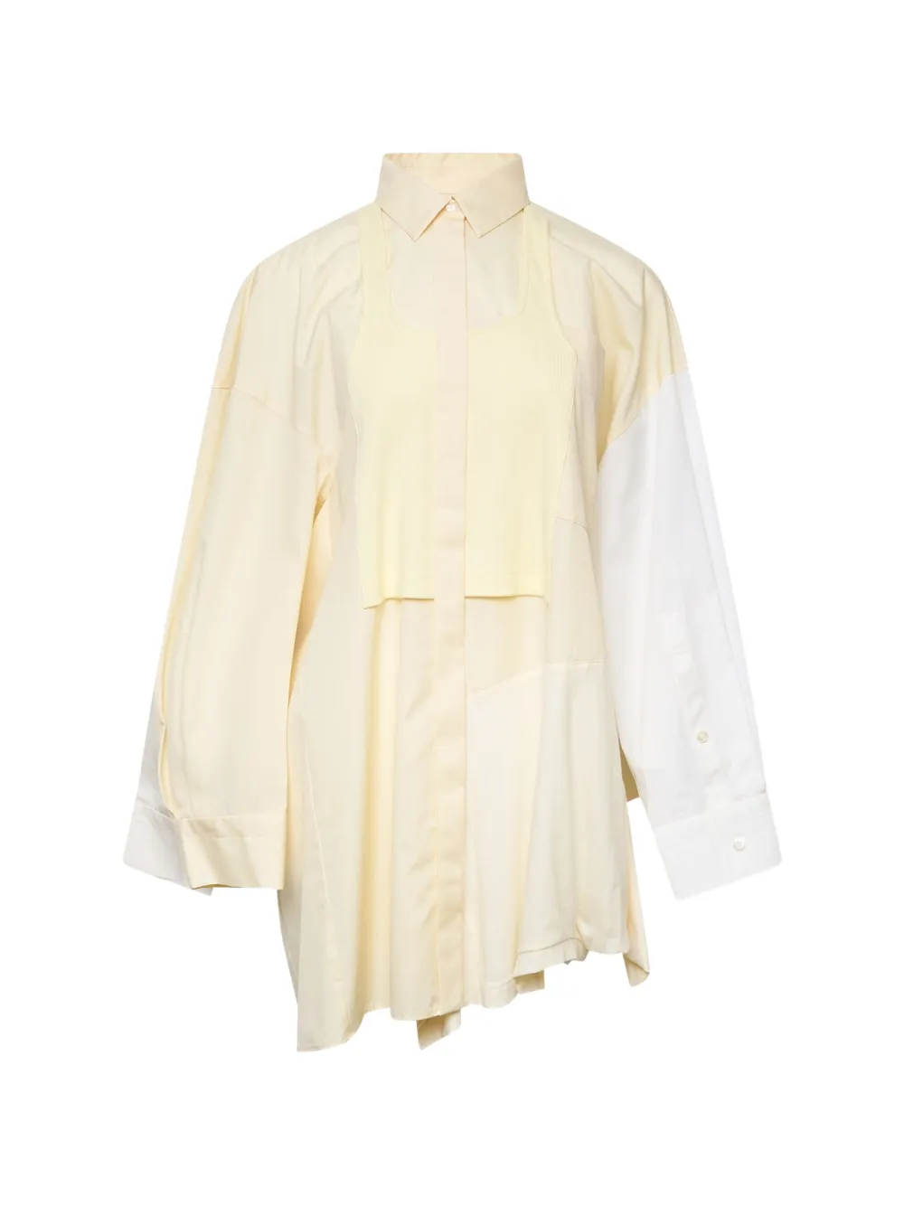 Enföld asymmetric shirt - Gelb