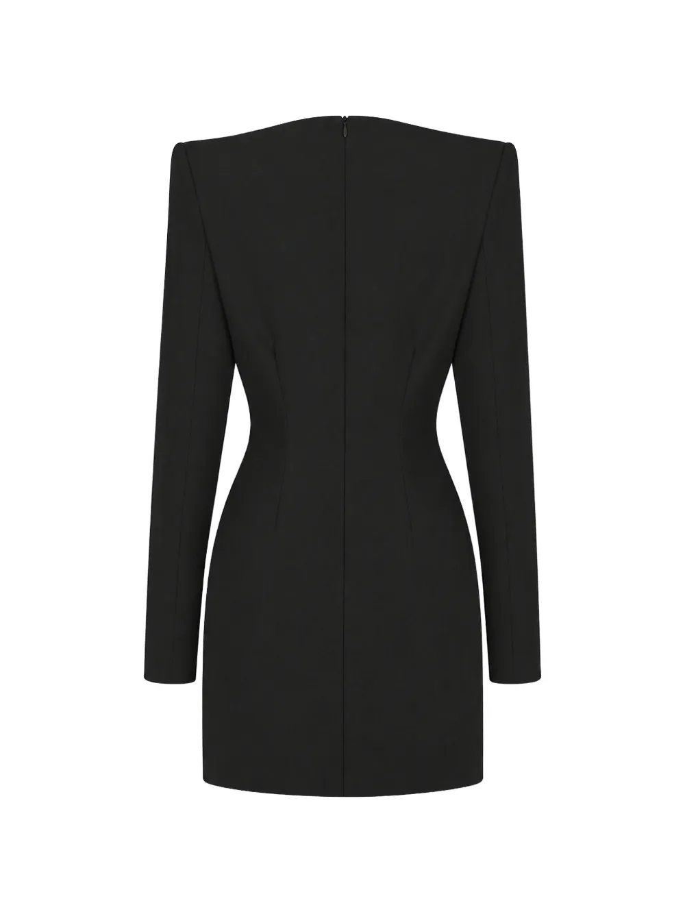WARDROBE.NYC Mini-jurk met V-hals Zwart