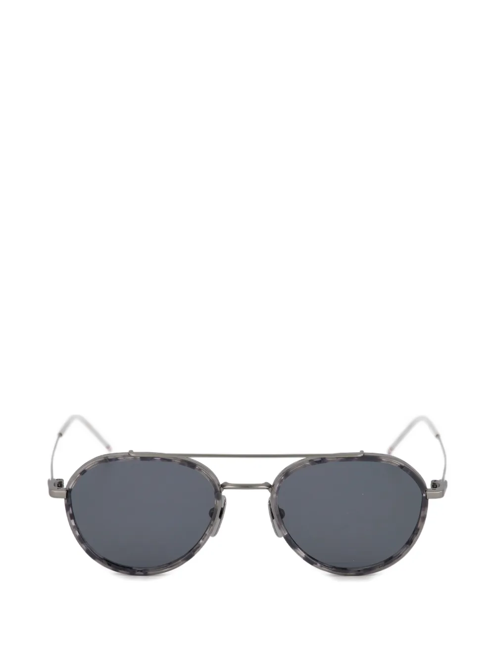 Thom Browne double-bridge sunglasses - Argento