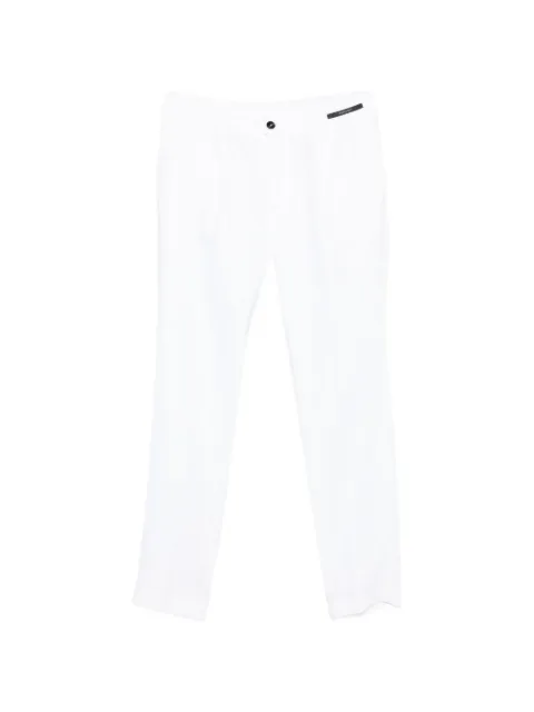 michael coal logo-plaque straight-leg trousers