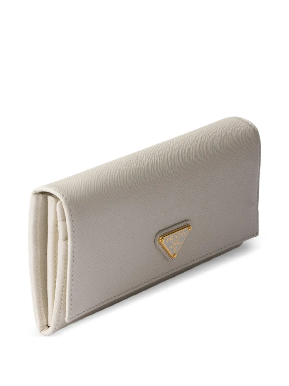 Prada Portemonnee van saffiano leer Wit