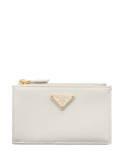 Prada tarjetero de piel saffiano